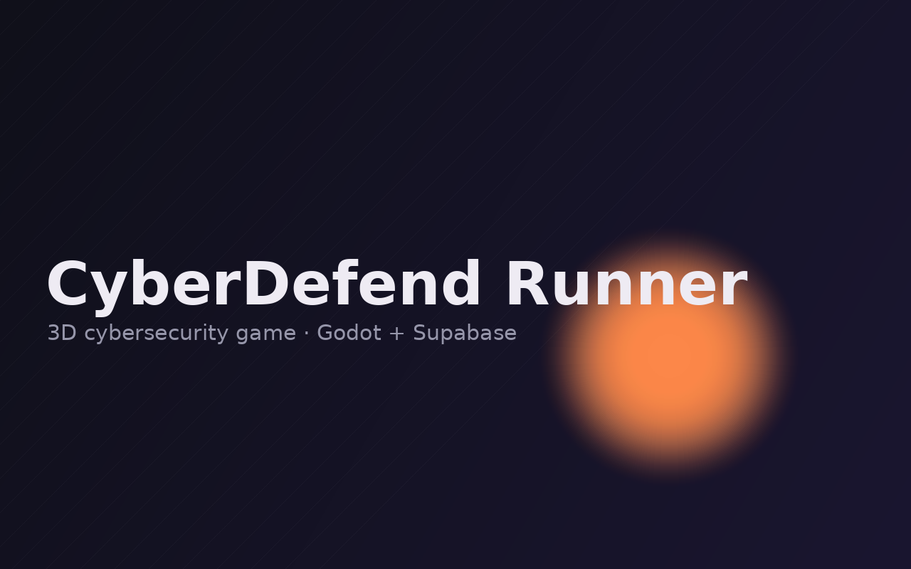 CyberDefend Runner