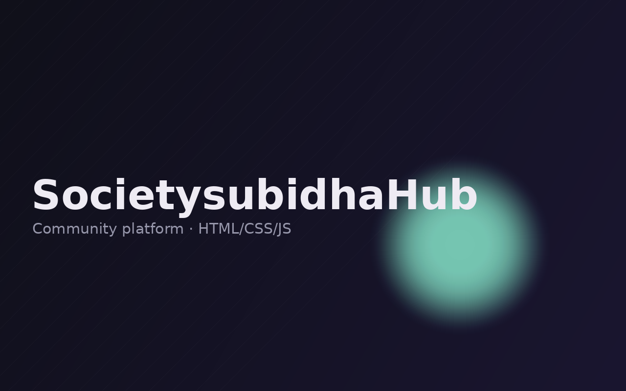 SocietysubidhaHub